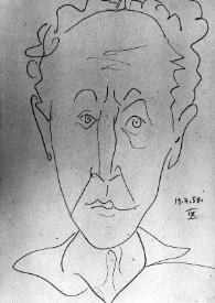 Portada:Dibujo de Arthur Rubinstein realizado por Picasso