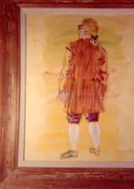 Portada:Cuadro pintado por Raoul Dufy que representa un actor de espaldas