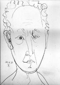 Portada:Dibujo de Arthur Rubinstein realizado por Pablo R. Picasso