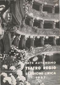 Portada:Teatro Regio : Stagione Lirica 1957