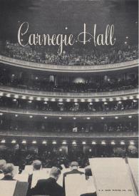 Portada:Carnegie Hall