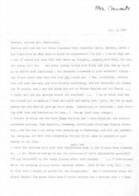 Portada:Carta dirigida a Aniela Rubinstein. Nueva York, 03-01-1983