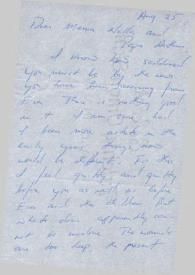 Portada:Carta dirigida a Aniela y Arthur Rubinstein. New Haven (Connecticut), 25-08-1968