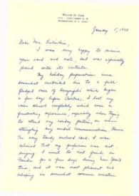Portada:Carta dirigida a Aniela Rubinstein. Washinghton D.C., 05-01-1978