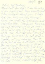 Portada:Carta dirigida a Aniela Rubinstein, 08-05-1981