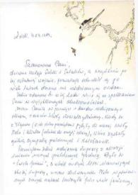 Portada:Carta dirigida a Aniela Rubinstein, 04-04-1984