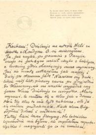 Portada:Carta dirigida a Aniela Rubinstein. Varsovia (Polonia), 23-06-1963