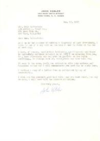 Portada:Carta dirigida a Aniela Rubinstein. Nueva York, 13-12-1983