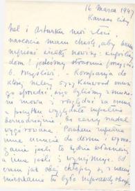Portada:Carta dirigida a Aniela y Arthur Rubinstein. Kansas City (Missouri), 16-03-1947