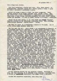 Portada:Carta dirigida a Aniela Rubinstein. Beverly Hills (California), 30-12-1959