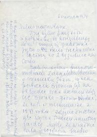 Portada:Carta dirigida a Aniela Rubinstein, 06-06-1974
