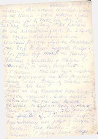 Portada:Tarjeta postal dirigida a Aniela y Arthur Rubinstein. Varsovia (Polonia), 07-09-1959