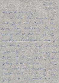 Portada:Carta dirigida a Aniela y Arthur Rubinstein. Filadelfia (Pensilvania), 09-02-1954