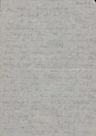 Portada:Carta dirigida a Aniela y Arthur Rubinstein. Nueva York (Estados Unidos), 22-05-1954