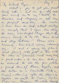 Portada:Carta dirigida a Arthur Rubinstein, 07-08-1954