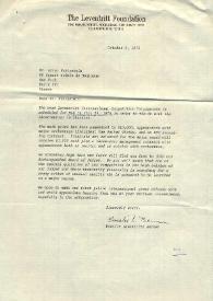 Portada:Carta dirigida a Arthur Rubinstein. New Jersey, 09-10-1975
