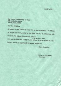 Portada:Carta a Schuller, 07-04-1975