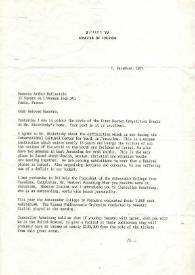 Portada:Carta dirigida a Arthur Rubinstein, 01-12-1974
