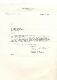 Portada:Carta dirigida a Monique Fajon. Knoxville (Tennessee), 02-12-1966