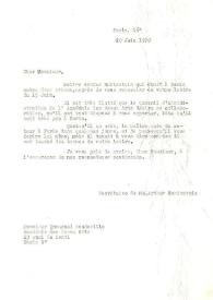 Portada:Carta dirigida a Emmanuel Bondeville. París (Francia), 20-06-1970