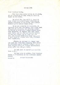 Portada:Carta dirigida a Wolfgang Mertz, 12-05-1971