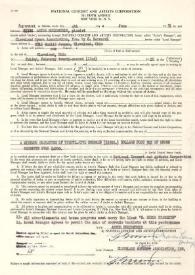 Portada:Contrato entre Arthur Rubinstein y Cleveland Opera Association, Inc. para un concierto