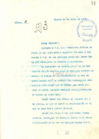 Portada:Carta de Rubén Darío a Ministro de Relaciones Exteriores de Nicaragua
