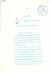 Portada:Carta de Rubén Darío a TABUCO, Joaquín (¿Nabuco?)