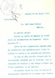 Portada:Carta de Rubén Darío a TELLEZ, Juan