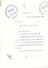 Portada:Carta de Rubén Darío a MUÑOZ, Martina