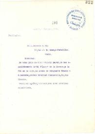 Portada:Carta de Rubén Darío a MAYENCE, M.M. &amp; Cie