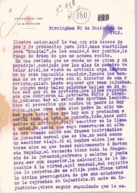 Portada:Carta de Hernández-Catá, A.