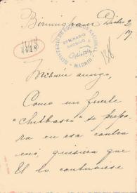 Portada:Carta de Solórzano, R.