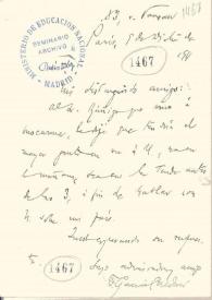 Portada:Carta de García Calderón, F.