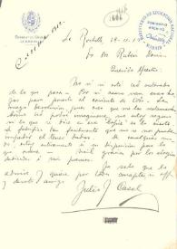 Portada:Carta de Casal, Julio C.