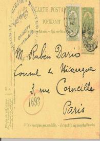 Portada:Tarjeta postal manuscrita