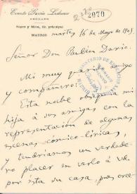 Portada:Carta de García Ladevese, Ernesto