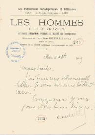 Portada:Carta de Martinville, Henri