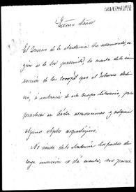 Portada:Informe del Tesorero de la Real Academia de la Historia sobre las cuentas de gastos del Museo Arqueológico de Cádiz.