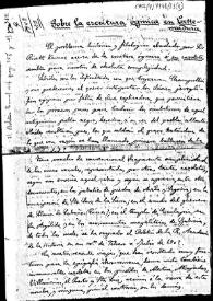 Informe sobre la escritura ógmica o escritura en cazoletas en Extremadura y en otros lugares donde se ha conocido