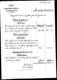 Portada:Copia del presupuesto de la Comisión de Monumentos de Córdoba para el año económico de 1867-1868