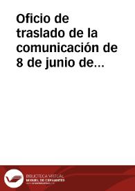 Portada:Oficio de traslado de la comunicación de 8 de junio de 1929 de la Comisión de Monumentos de Granada acerca de los descubrimientos arqueológicos efectuados en el término municipal de Montefrío.