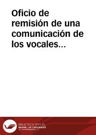 Portada:Oficio de remisión de una comunicación de los vocales dimisionarios de la Comisión de Monumentos de Palma de Mallorca en la que contestan reafirmándose en su dimisión irrevocable