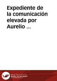 Portada:Expediente de la comunicación elevada por Aurelio de Llano Mora de Ampudia sobre los resultados de la somera excavación llevada a cabo el 24/08/1917 en el Pico del Castro en Caravia.