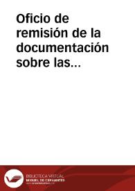 Portada:Oficio de remisión de la documentación sobre las excavaciones en Cártama que ha dirigido el Gobernador de Málaga al Ministerio