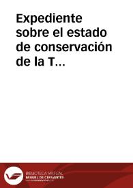 Portada:Expediente sobre el estado de conservación de la Torre de la Malmuerta de Córdoba