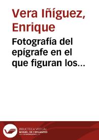 Portada:Fotografía del epígrafe en el que figuran los personajes célebres que se casaron en la Iglesia Parroquial de San Sebastián