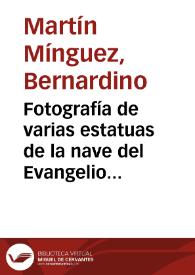 Portada:Fotografía de varias estatuas de la nave del Evangelio de la iglesia de Santa María la Real de Aguilar de Campoo.