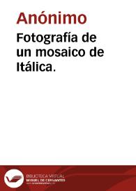 Portada:Fotografía de un mosaico de Itálica.