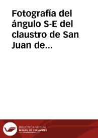Portada:Fotografía del ángulo S-E del claustro de San Juan de Duero.